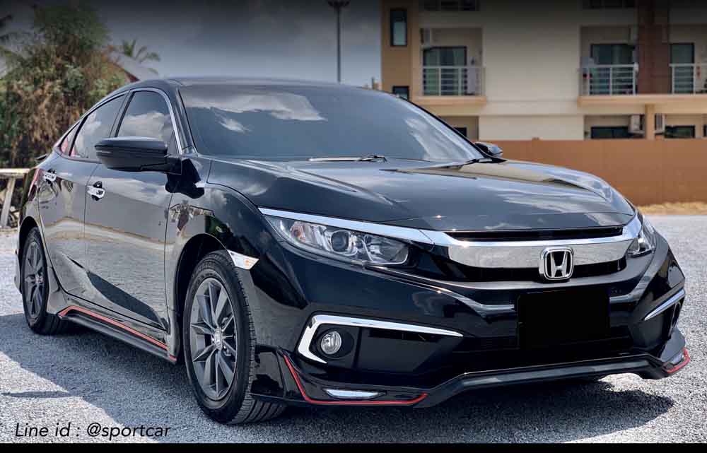ชุดแต่ง Civic FC 2019 ทรงRS4 ฮอนด้าซีวิค ไมเนอร์เชนจ์ สเกิร์ตรอบคัน สปอยเลอร์ Civic 2019 ใหม่ล่าสุด 1