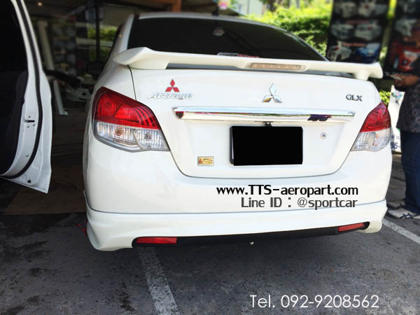 ชุดแต่ง Attrage 2015 2016 ทรงศูนย์ OEM สเกิร์ตรอบคัน แอทราจ แต่งสวย ราคาเบาๆ 6
