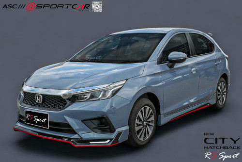 ชุดแต่ง Honda City Hatchback 2024 2025 ไมเนอร์เชนจ์ ดีไซน์ RS sport งานแท้ , ฮอนด้าซิตี้ 5 ประตู HEV 8