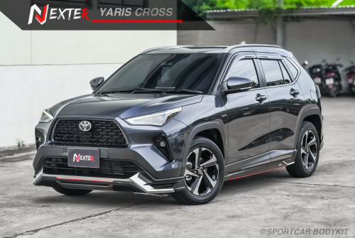 ชุดแต่งรอบคัน Yaris Cross HEV ดีไซน์ NEXTER - แต่งยาริสครอสสวย, สเกิร์ต yaris cross 2023 2024 2025 5