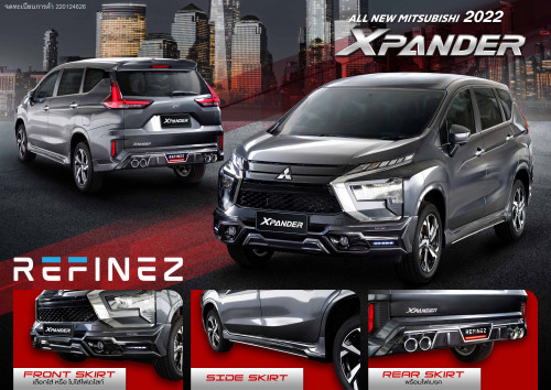 ชุดแต่ง Xpander 2022 ทรง Refinez by ASC - สเกิร์ตรอบคัน Xpander แต่งสวย, ของแต่ง Xpander, Xpander แต 7