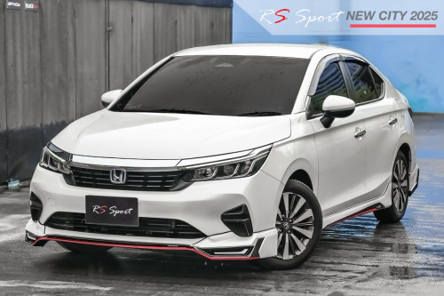 ชุดแต่ง Honda City 4 ประตู 2024 2025 ไมเนอร์เชนจ์ ดีไซน์ RS sport งานแท้ , ฮอนด้าซิตี้ 4 ประตู HEV
