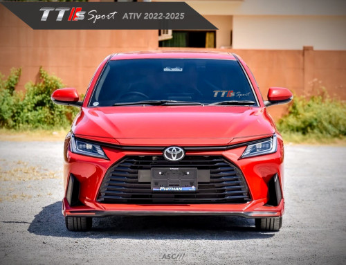 ชุดแต่ง Yaris Ativ 2023 2022 ทรง TTS Sport - ชุดแต่ง New Yaris ATIV, New Yaris ATIV แต่งสวย