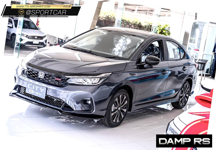 ชุดแต่ง Honda City 4 ประตู 2024 2025 DAMP RS งานแท้ - ลิ้นแต่งฮอนด้าซิตี้ 4 ประตู หล่อหรู