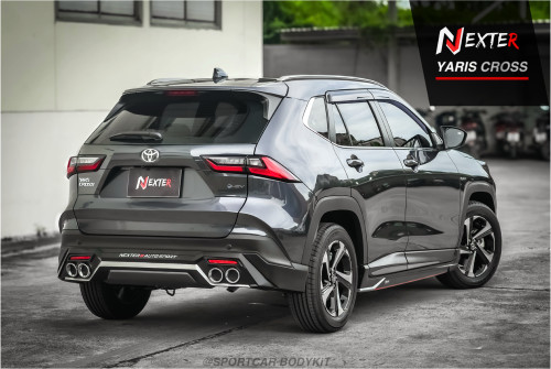 ชุดแต่งรอบคัน Yaris Cross HEV ดีไซน์ NEXTER - แต่งยาริสครอสสวย, สเกิร์ต yaris cross 2023 2024 2025 8