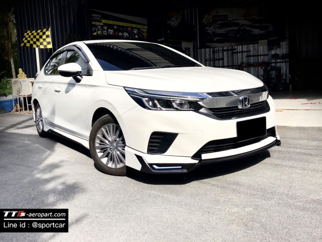 ชุดแต่ง City 2022 2020 RS Sport ดีไซน์งานแท้, สเกิร์ตรอบคัน ฮอนด้าซิตี้ ปลายท่อคู่ สปอร์ต, City 4ประ 4