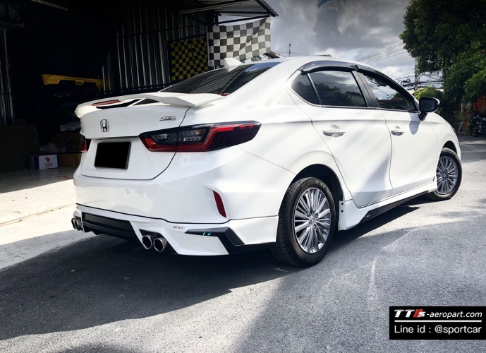 ชุดแต่ง City 2022 2020 RS Sport ดีไซน์งานแท้, สเกิร์ตรอบคัน ฮอนด้าซิตี้ ปลายท่อคู่ สปอร์ต, City 4ประ 5