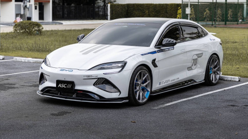 ชุดแต่ง BYD Seal 2024 2025 ทรง Sport พร้อมสปอยเลอร์ - BYD Seal แต่งสวย, สเกิร์ตรอบคัน Seal 2024, ของ