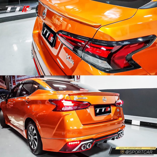 สปอยเลอร์แนบ Nissan Almera 2020 2022 สปอร์ตหรู