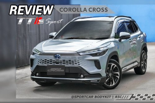 TOYOTA COROLLA CROSS 2023 2024 2025 ทรง TTS SPORT by ASC พร้อมกาบประตู (งานแท้)