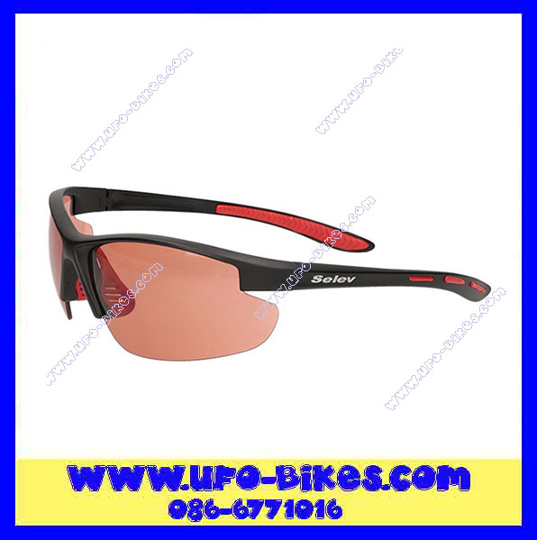 แว่นตา SELEV TR07 สีดำ/แดง 2