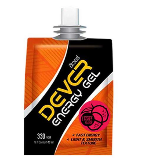 DEVER Energy gel ดีเวอร์ เครื่องดื่มแบบเจล รสลิ้นจี่ 100 มล.