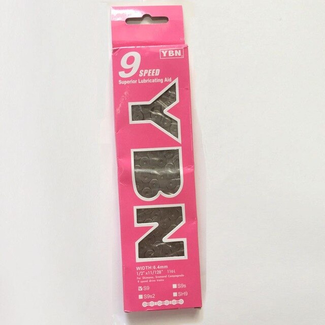 โซ่ YBN s9 9speed กล่องสีชมพู