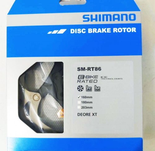 ใบดิส Shimano XT SM-RT86 160มม. แบบ6รู มีกล่อง
