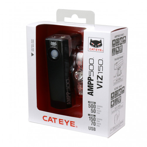 ชุดkit-set cateye 2ชิ้น Cateye Ampp 500 + ViZ150