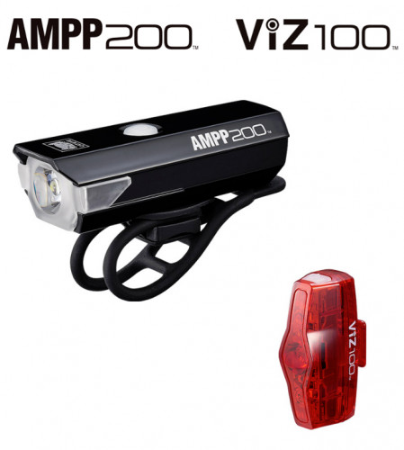 ชุดkit-set cateye 2ชิ้น Cateye Ampp 200 + ViZ100