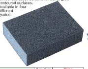 Abrasive coated sponges-Double sided blocks square end model YRK-201