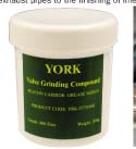 จารบีสำหรับเจียร์วาล์ว (York Silicon Carbide Valve Grinding Compound)model YRK-257