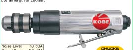 สว่านลมคอตรง (10 mm straight drill)/KBE-270