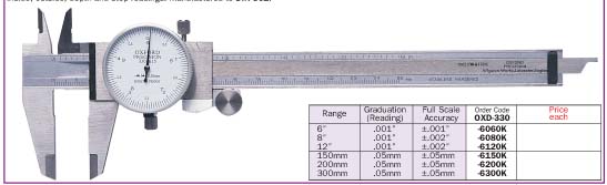 เวอร์เนียร์(dial calipers 150mm-.05mm)/OXD-330