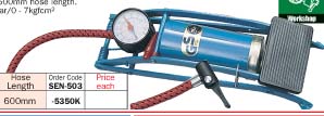 สูปลมยางรถยนต์ Single Cylinder Foot Pump/SEN-503