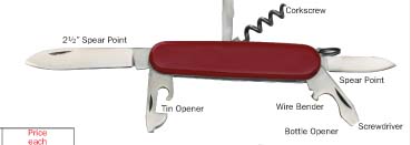 มีดพับอเนกประสงค์ 6 blade pocket knife/SEN-537
