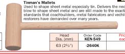 ค้อนไม้ tinman\'s mallets/KEN-549