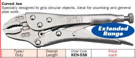 คีมล็อค curved jaw/KEN-558