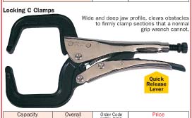 คีมล็อค locking c clamps/KEN-558