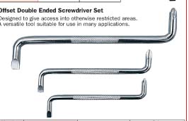 ไขควง offset double ended screwdrivers/KEN-572