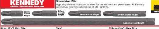 ดอกไขควง screwdriver bits/KEN-573