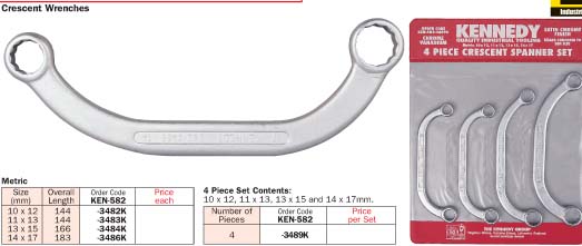ประแจแหวน crescent wrenches/KEN-582