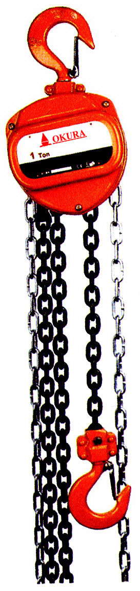 รอกโซ่ series chain block specifications/OKU-218.3