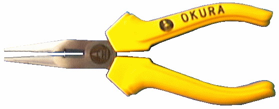 คีมปากแหลม snipe nose pliers/OKU-236