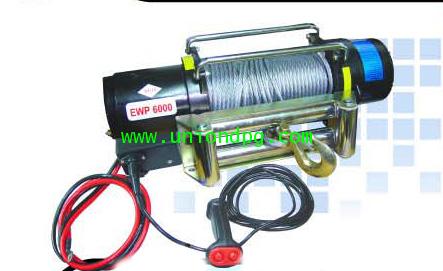 รอกสลิงไฟฟ้า กว้านสลิงไฟฟ้าติดรถยนต์ 4WD /EWP-6000