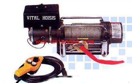 รอกสลิงไฟฟ้า กว้านสลิงไฟฟ้าติดรถยนต์ 4WD /GEW-9000