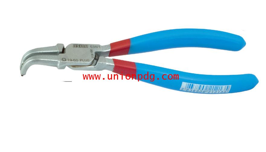 คีมหุบแหวนแบบงอ Internal Lock Rings Pliers Bent UNIOR/538