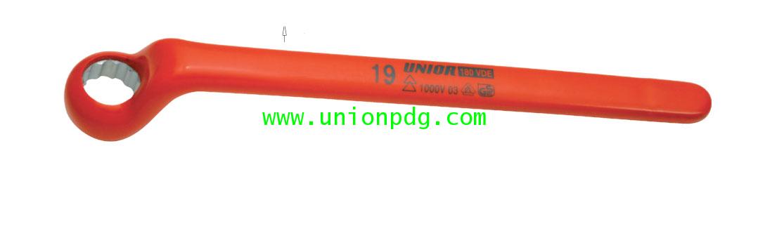 ประแจแหวนเดี่ยว กันไฟฟ้า 1000 volt Insulated single offset ring wrench UNIOR/180VDE
