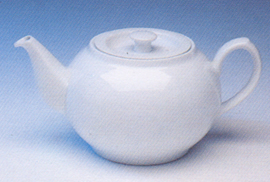 กาน้ำชาใหญ่ 1.1 ลิตร เนื้อพอร์ซเลน P4015/L