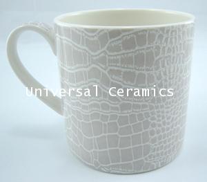 แก้วกาแฟ แก้วมัคเซรามิค 0.4 ลิตร ลาย SABI WHITE