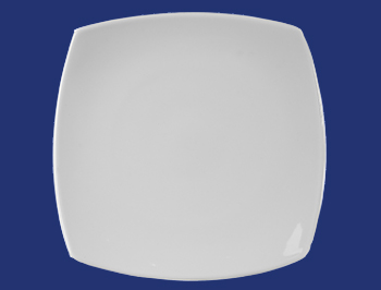 จานเซรามิคทรงสี่เหลี่ยม ขนาด 18.5 ซม. Royal Porcelain P4104 - 6 ชิ้น