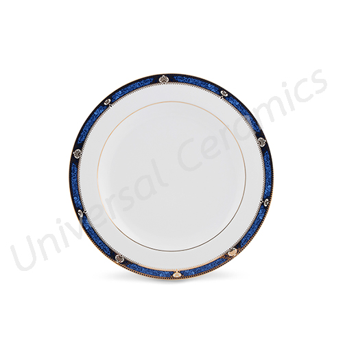 Royal Porcelain จานกลมตื้น 16.0 ซม. PRECIOUS BLUE แพ็ค 6 ใบ