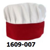 หมวกกุ๊ก สีแดง รหัส 1609-007