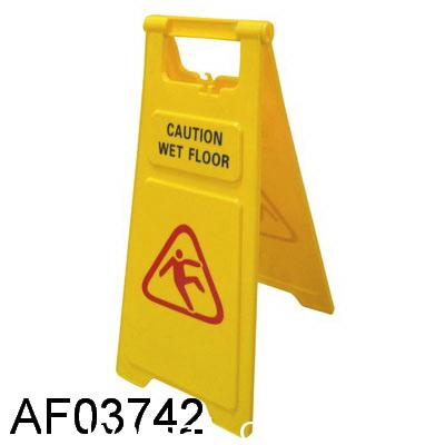 ป้ายสีเหลือง quot;Caution Wet Floorquot;