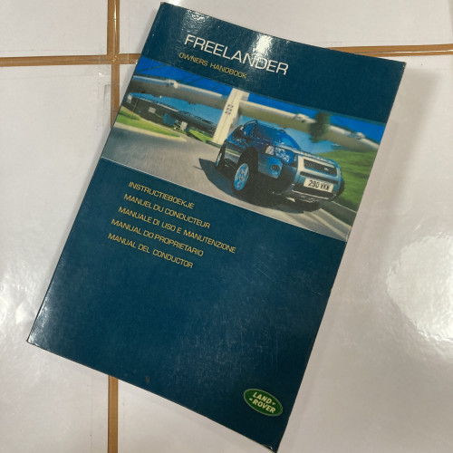 LANDROVER FREELANDER 2004-2007 สมุดคู่มือการใช้งาน ก็อปปี้