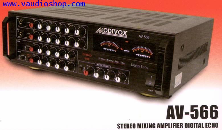 Power Mixer Karaoke MODIVOX AV-566