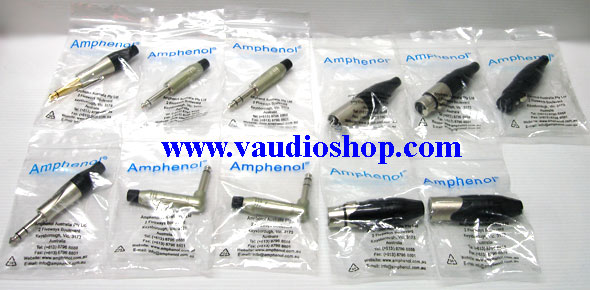 AMPHENOL AC3MM ปลั๊กแคนนอนตัวผู้ (XLR male) 1