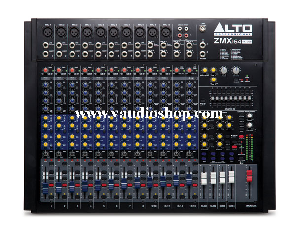 MIXER ALTO ZMX 164FXU (16-Channel Mixer with Effects and USB) 1