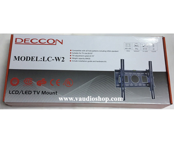 ขาแขวน LCD ขนาด 26-55 นิ้ว ติดผนัง รุ่น LC-W2