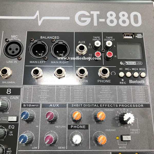 Power Mixer my NPE GT-880 Bluetooth (800W, 8Mono) 4